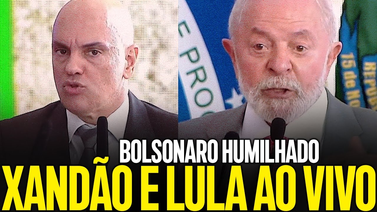 LULA E ALEXANDRE DE MORAES AO VIVO! HUMILHAM BOLSONARO EM MEGA-EVENTO APÓS VEXAME NA ARGENTINA!!