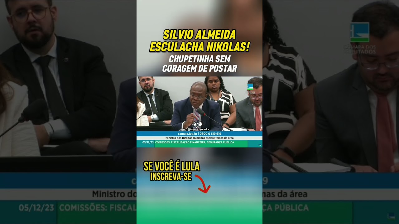 NIKOLAS NÃO CANSA DE SER HUMlLHADO POR SILVIO ALMEIDA!!