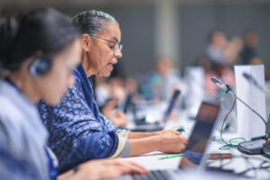 Na COP 28, Marina Silva defende que descarbonização comece pelos ricos