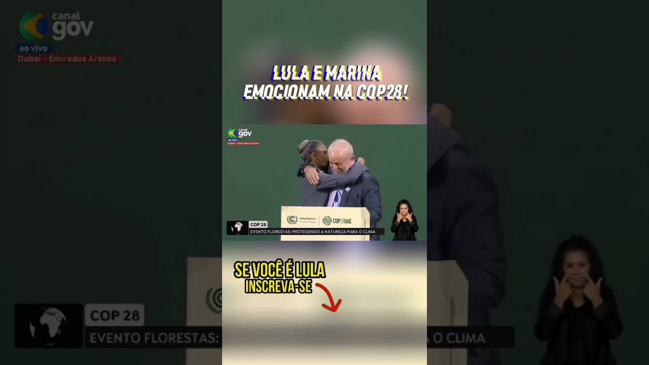 O MUNDO SE EMOCIONA COM A DEDICAÇÃO DE LULA E MARINA!!