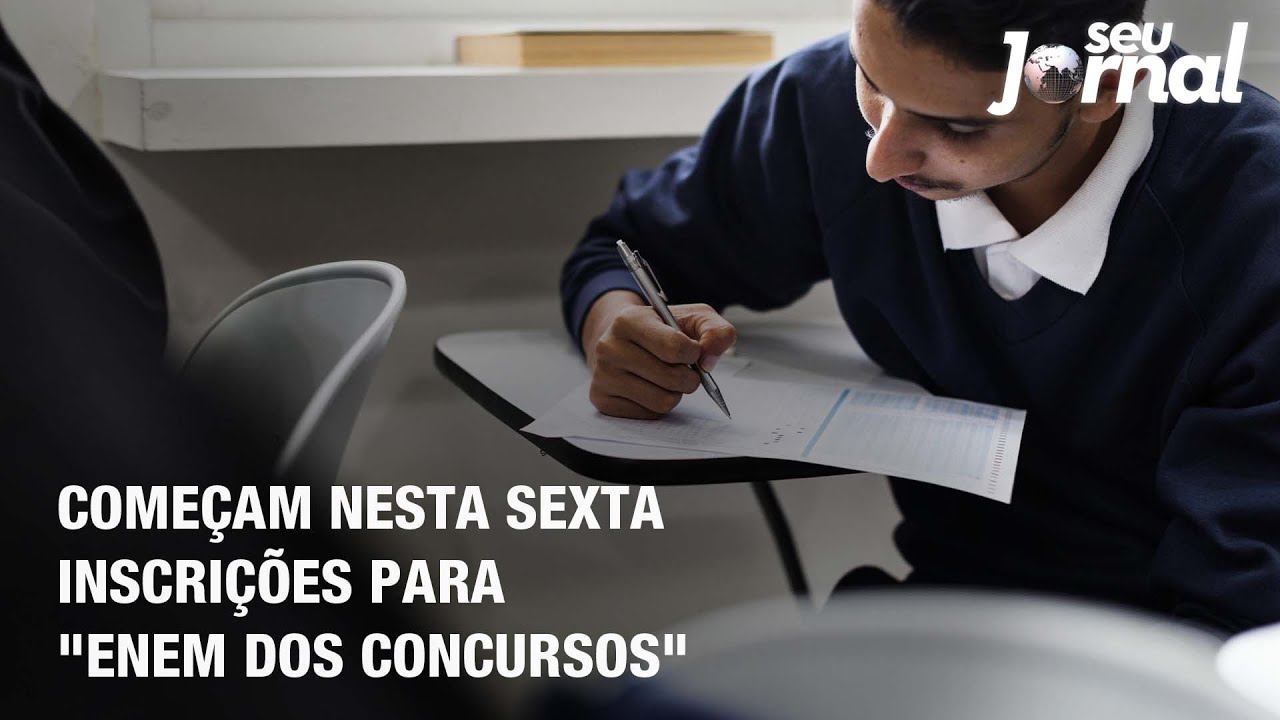Começam nesta sexta inscrições para “Enem dos Concursos”