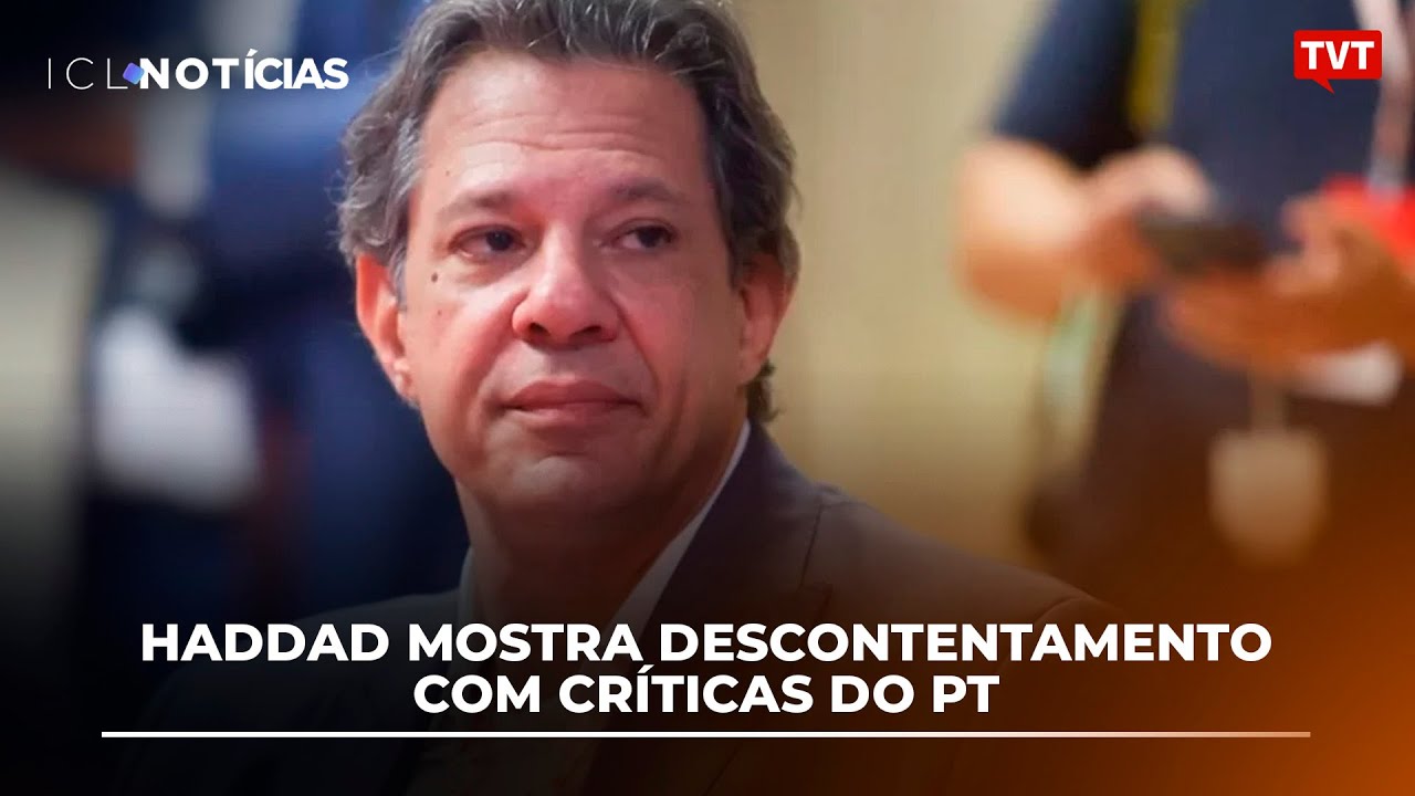 Haddad mostra descontentamento com críticas do PT