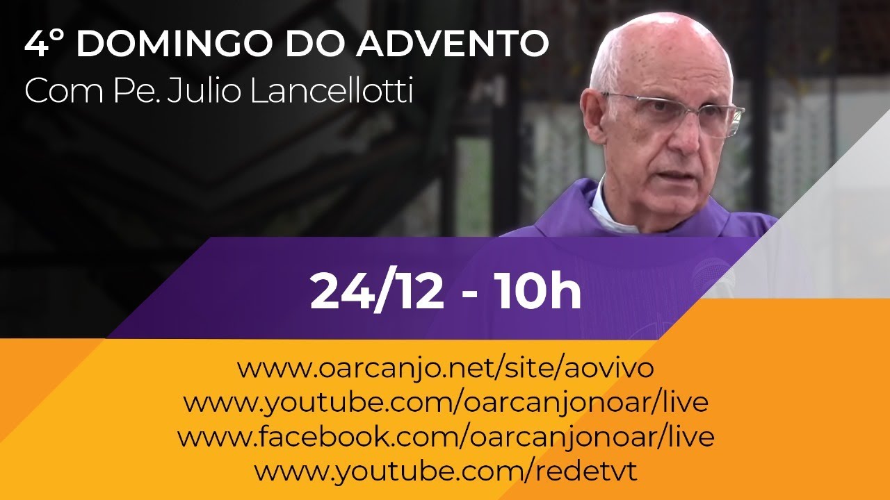Missa do 4º Domingo do Advento com Pe. Julio Lancellotti – 24/12/2023