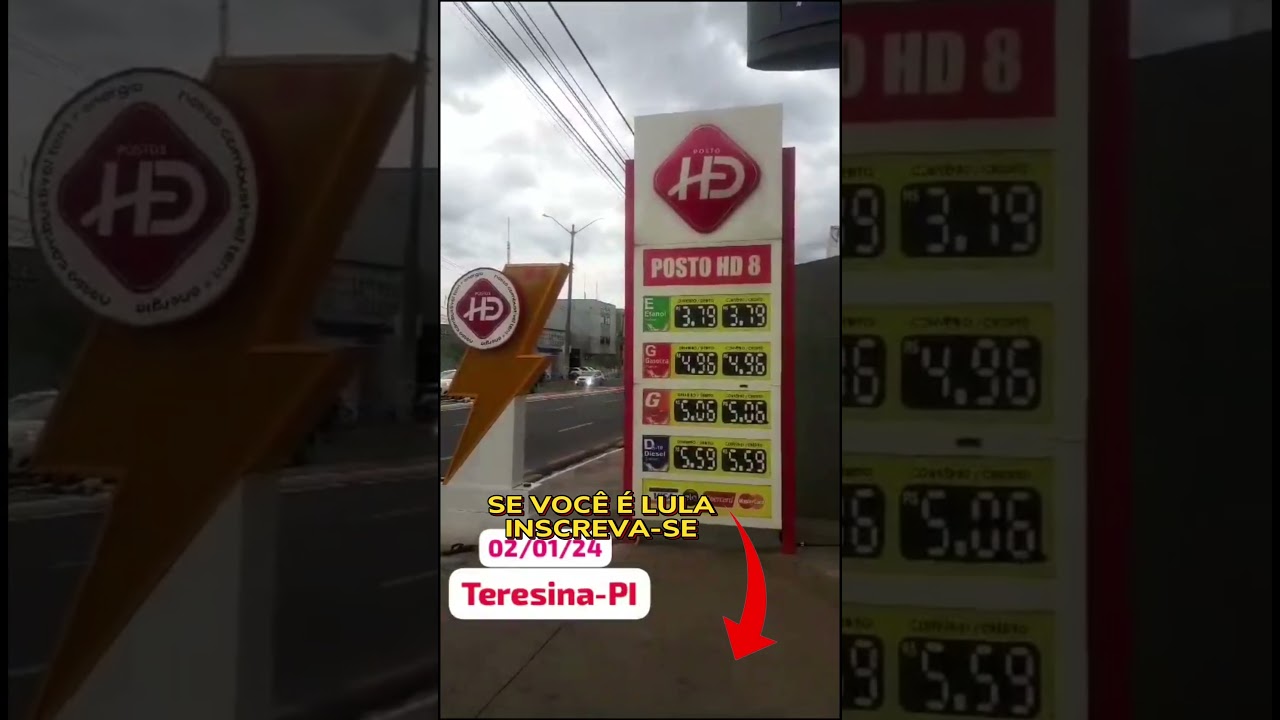 PREÇO DA GASOLINA NA MINHA CIDADE