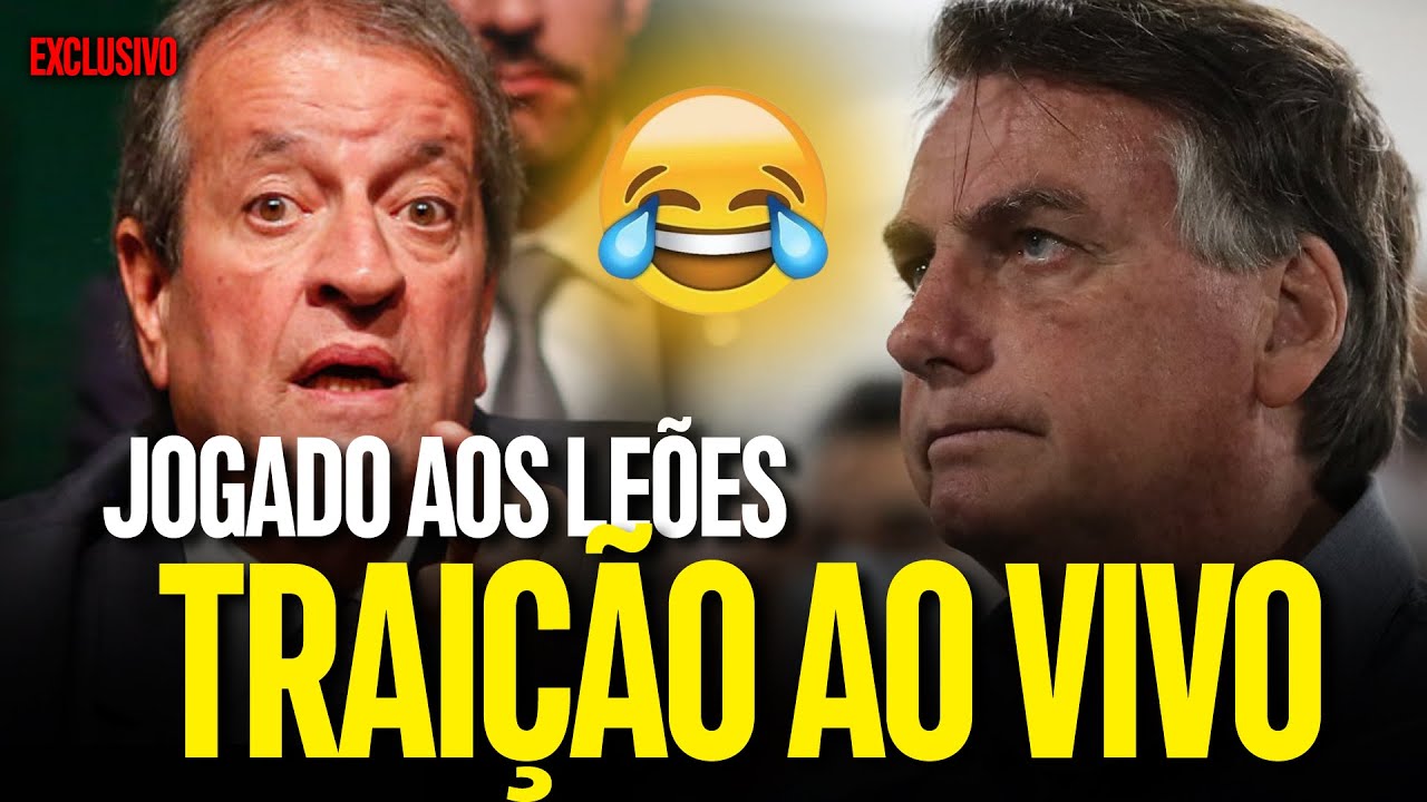 VALDEMAR ABANDONA BOLSONARO E JOGA AOS LEÕES AO VIVO!! CONFUSÃO E PÂNICO NA EXTREMA GOLPISTA!!!