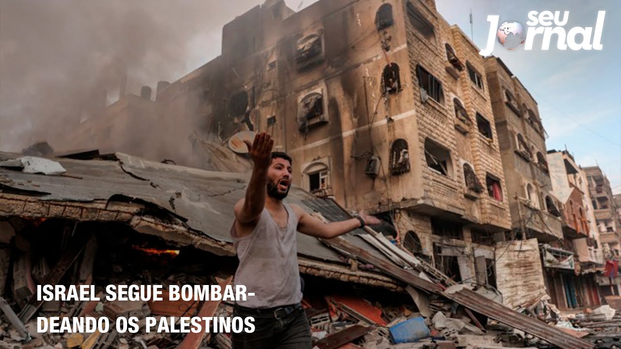 Israel segue bombardeando os palestinos