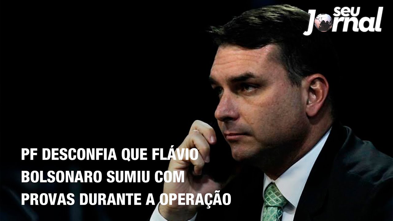 PF desconfia que Flávio Bolsonaro sumiu com provas durante a operação