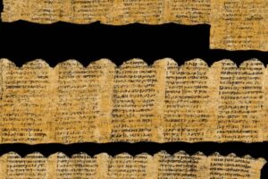 Pesquisadores decifram pergaminho de 2 mil anos queimado pelo Vesúvio