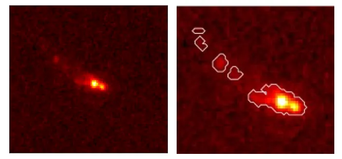 Gz9p3 registrada pelo James Webb. (Fonte: Boyett et al, NASA/ Divulgação)
