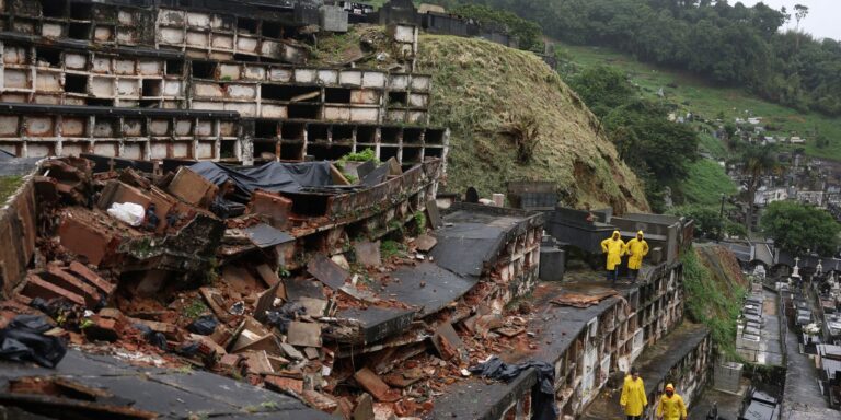 Sobe para oito total de mortos por chuvas no estado do Rio