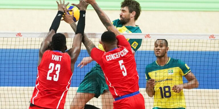 Brasil é derrotado por Cuba na estreia da Liga das Nações Masculina