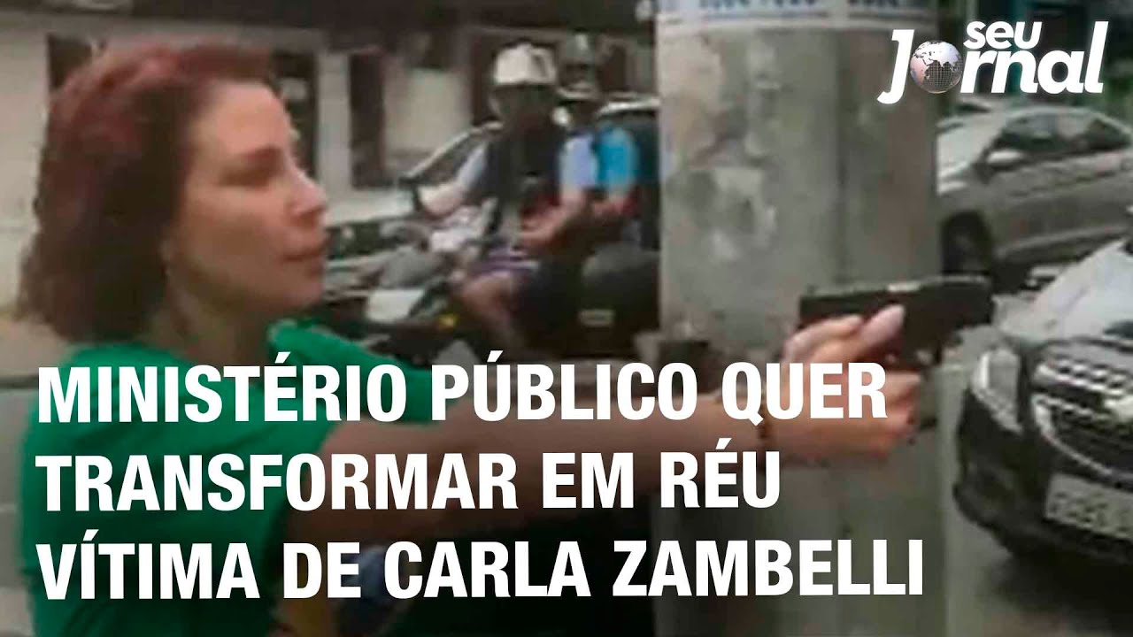 Ministério Público quer transformar em réu vítima de Carla Zambelli