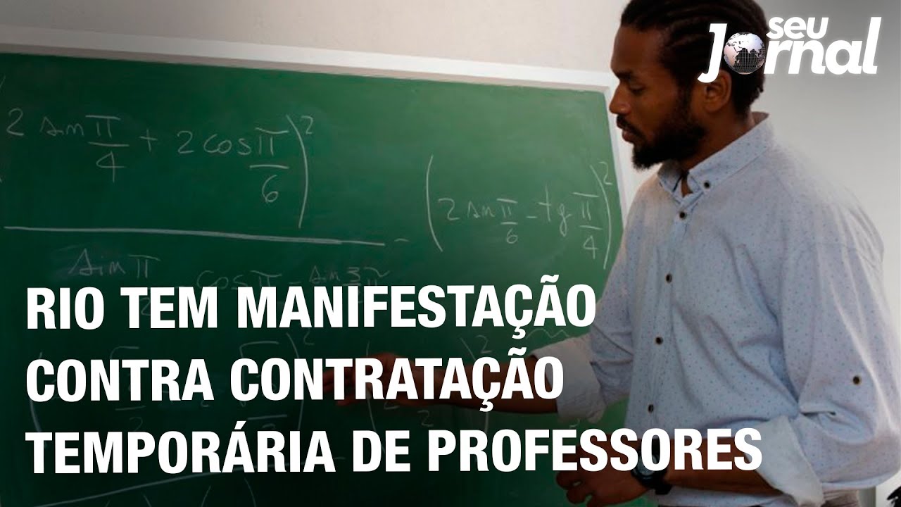 Rio tem manifestação contra contratação temporária de professores