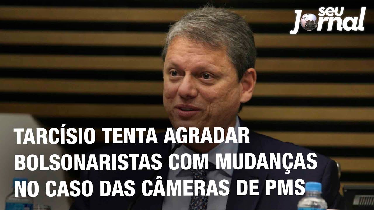 Tarcísio tenta agradar bolsonaristas com mudanças no caso das câmeras de PMs