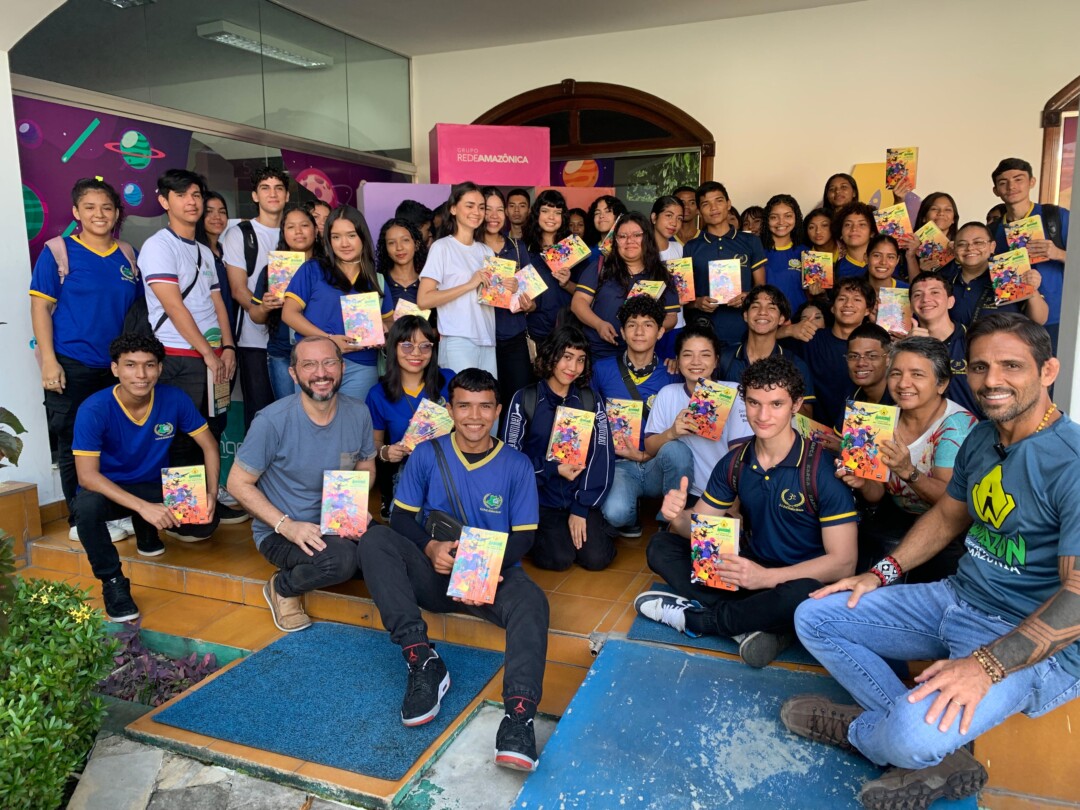 Alunos da Escola Octávio Mourão visitam Fundação Rede Amazônica na semana do meio ambiente