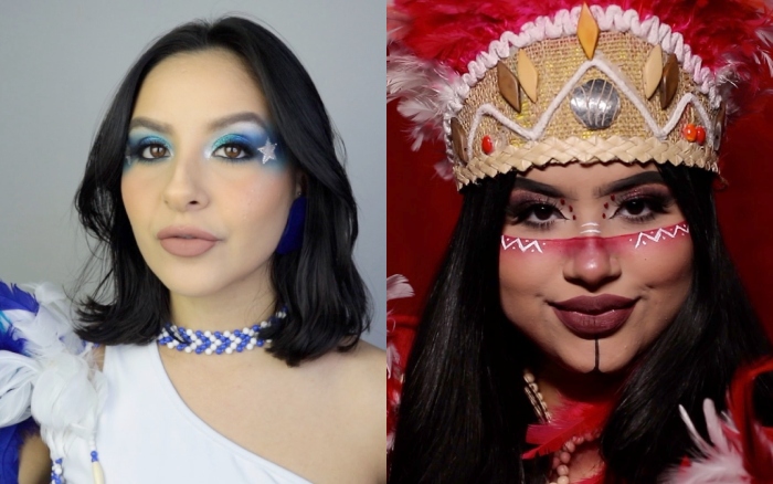 Caprichoso e Garantido: confira tutoriais de maquiagem para arrasar no Festival de Parintins