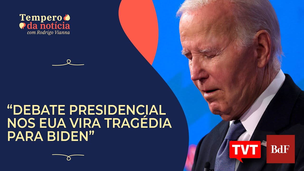 “Debate presidencial nos EUA vira tragédia para Biden”