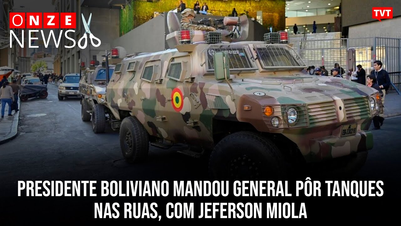 Presidente boliviano mandou general pôr tanques nas ruas, com Jeferson Miola