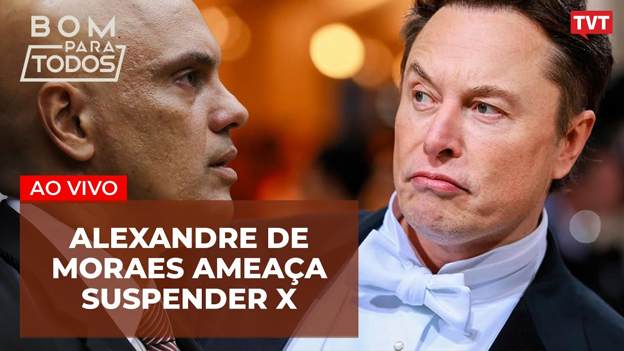 Moraes dá 24h para Musk indicar representante do X no Brasil