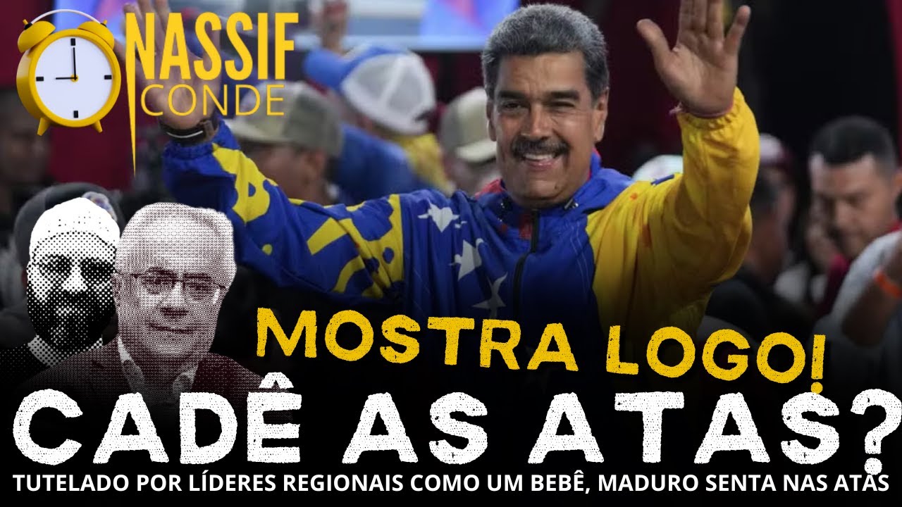 Nassif & Conde | Cadê as atas? Tutelado por líderes regionais, Maduro senta nas atas