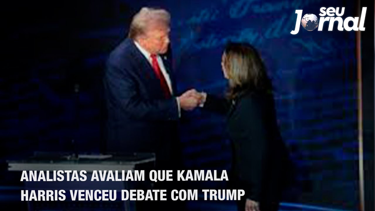 Analistas avaliam que Kamala Harris venceu debate com Donald Trump