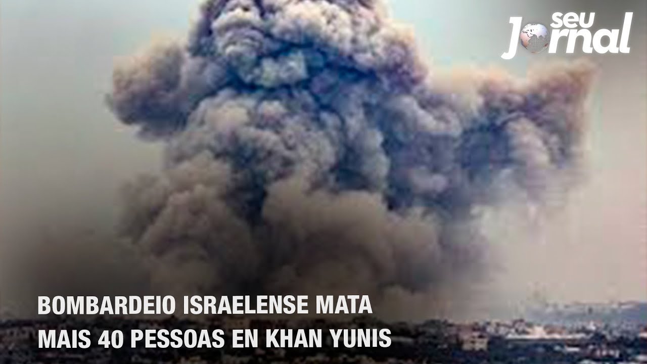 Bombardeio israelense mata mais 40 pessoas en Khan yunis