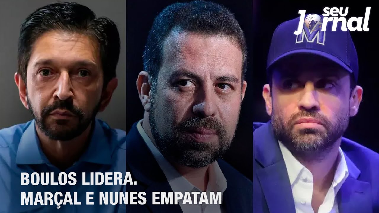 Boulos lidera. Marçal e Nunes empatam