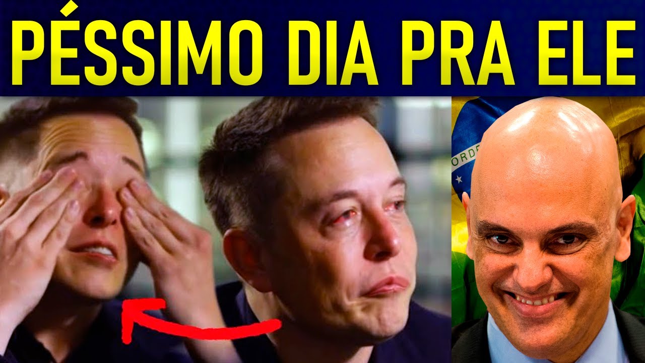 ELON MUSK CAI NA ARMADILHA DE ALEXANDRE E PF SERÁ ACIONADA!! BATEU O DESESPERO NOS B0LSONARlSTAS!!