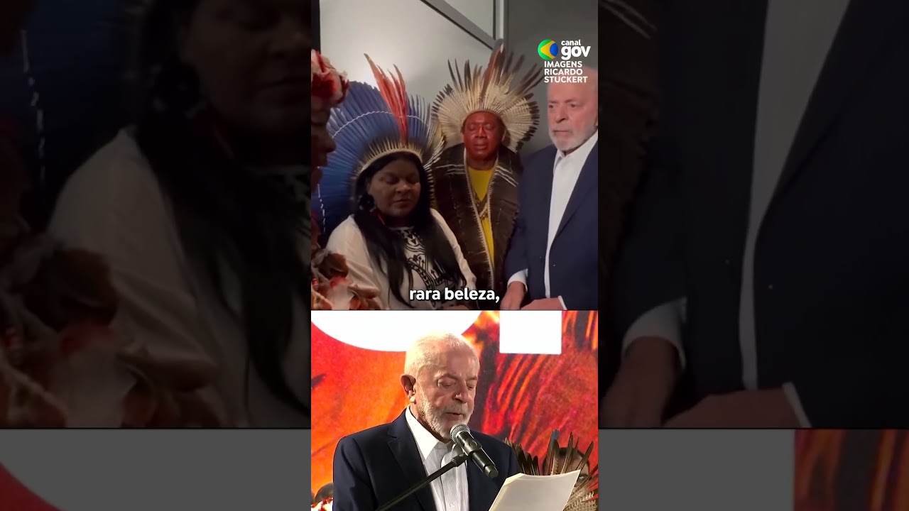 Lula celebra retorno do Manto Tupinambá ao Brasil