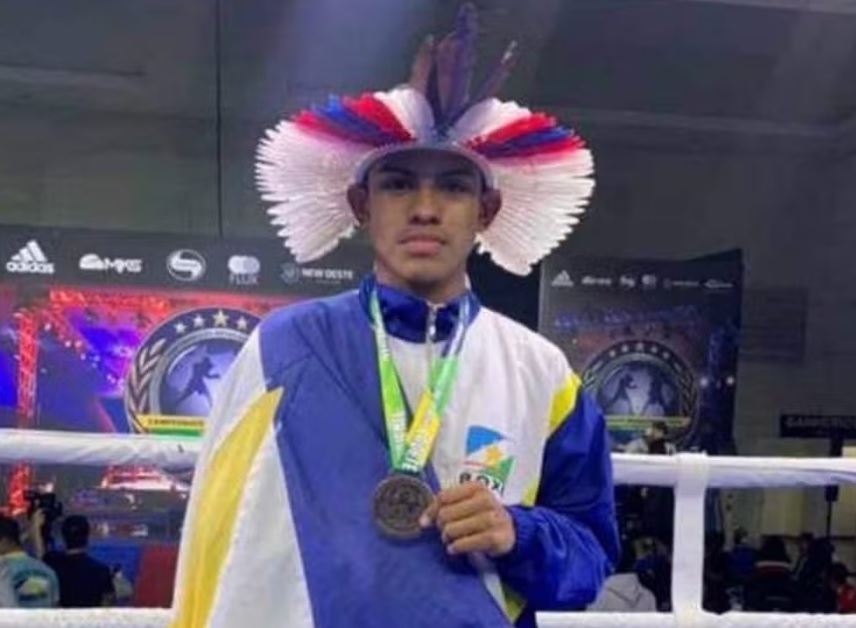 Roraimense é 1° indígena campeão brasileiro de boxe