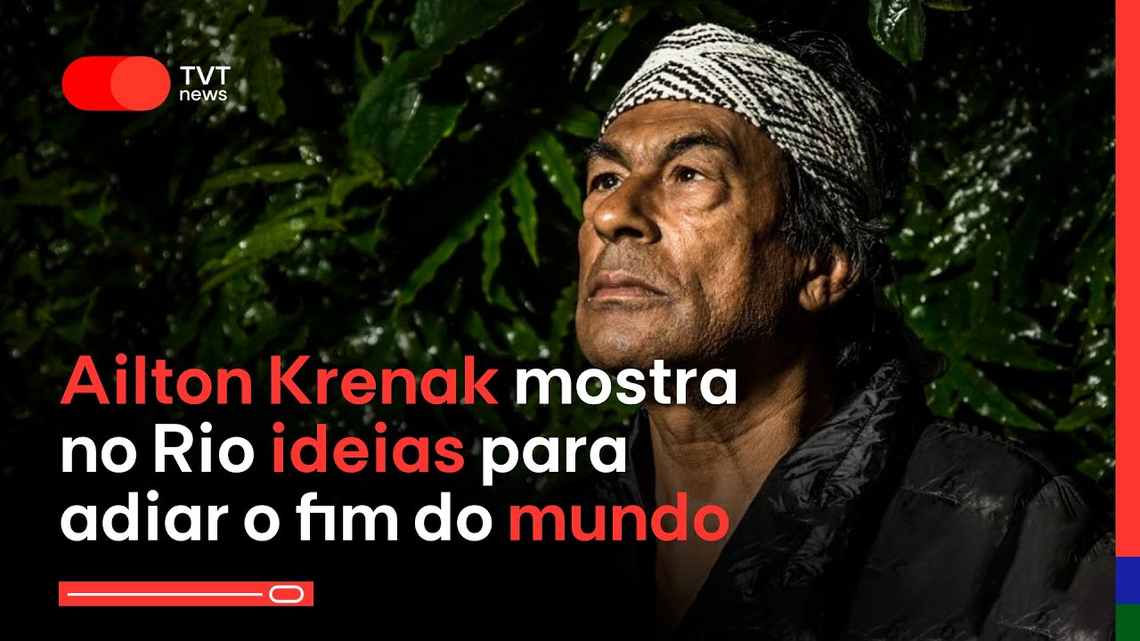 Ailton Krenak mostra no Rio ideias para adiar o fim do mundo