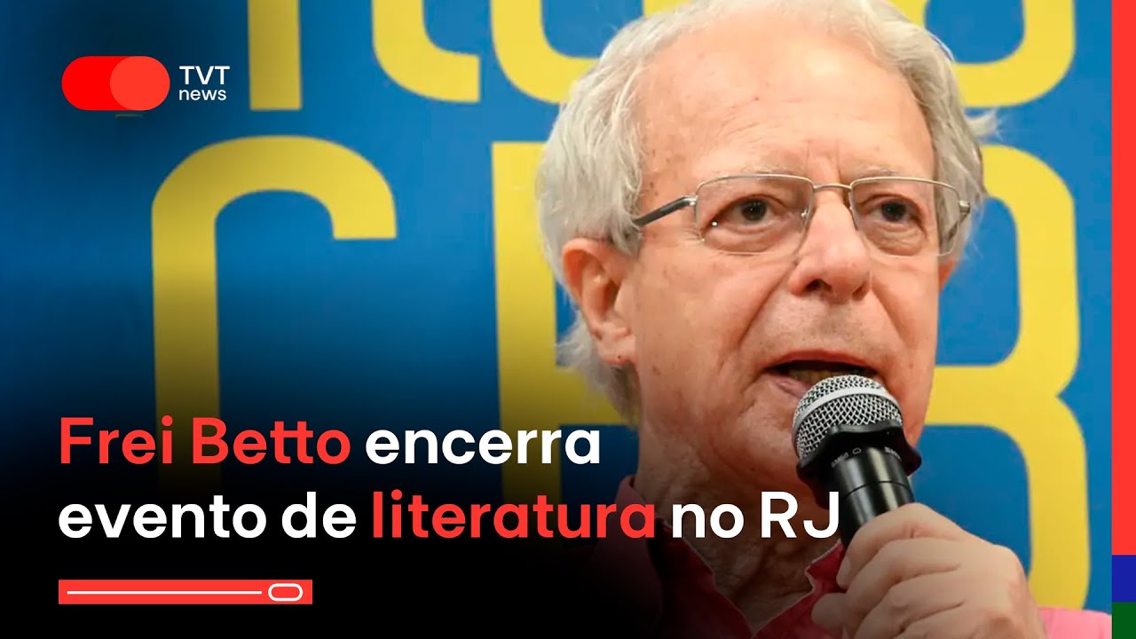 Frei Betto encerra evento de literatura no RJ