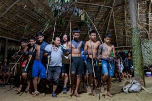 Indígenas da Etnia Miranha promovem primeiro intercâmbio entre parentes do Brasil e da Colômbia