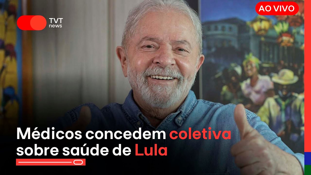 Médicos concedem coletiva sobre saúde de Lula