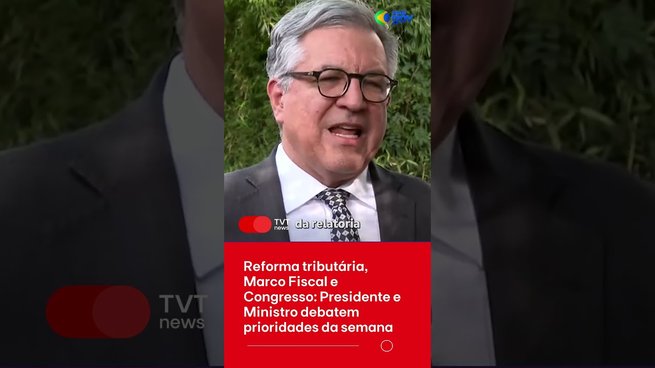 Reforma tributária, Marco Fiscal e Congresso: Presidente e Ministro debatem prioridades da semana