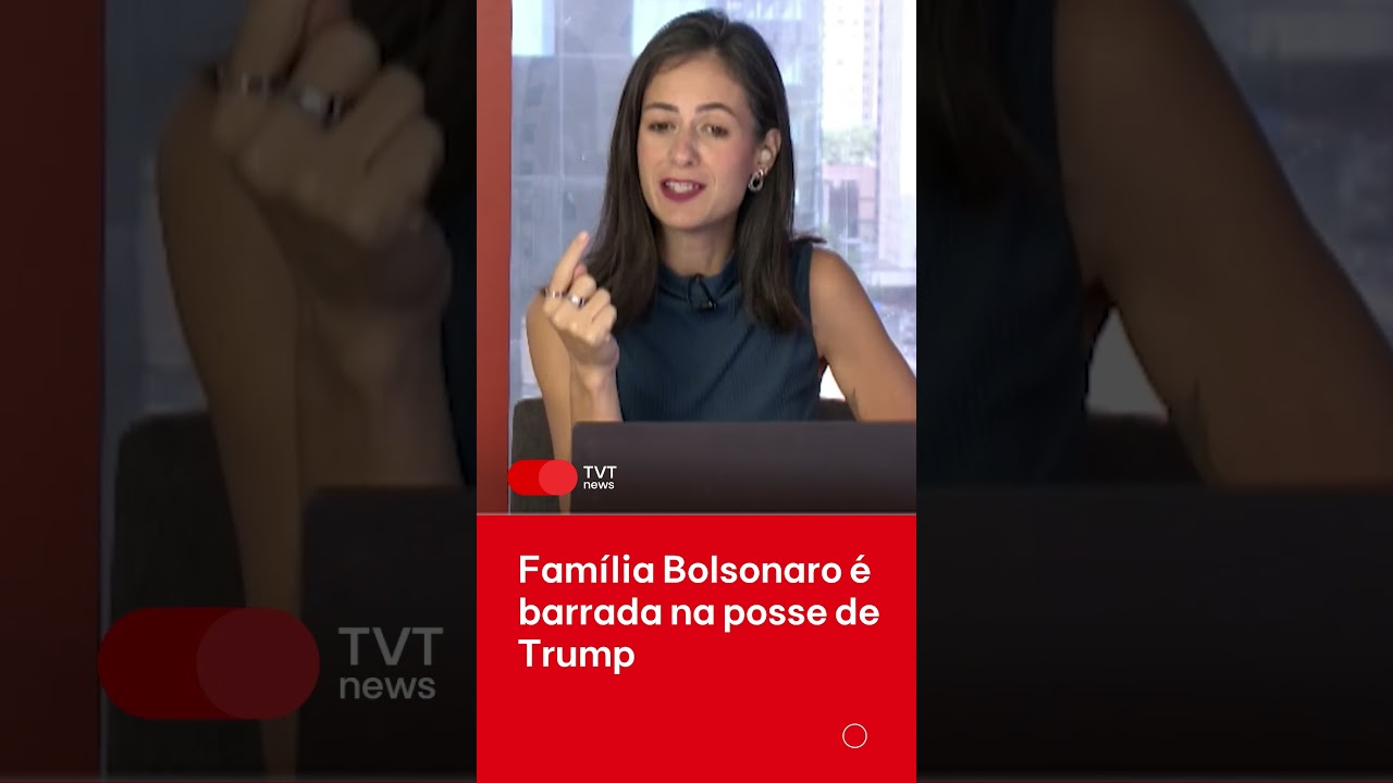Família Bolsonaro é barrada na posse de Trump #donaldtrump #eua #tvtnews #bpt