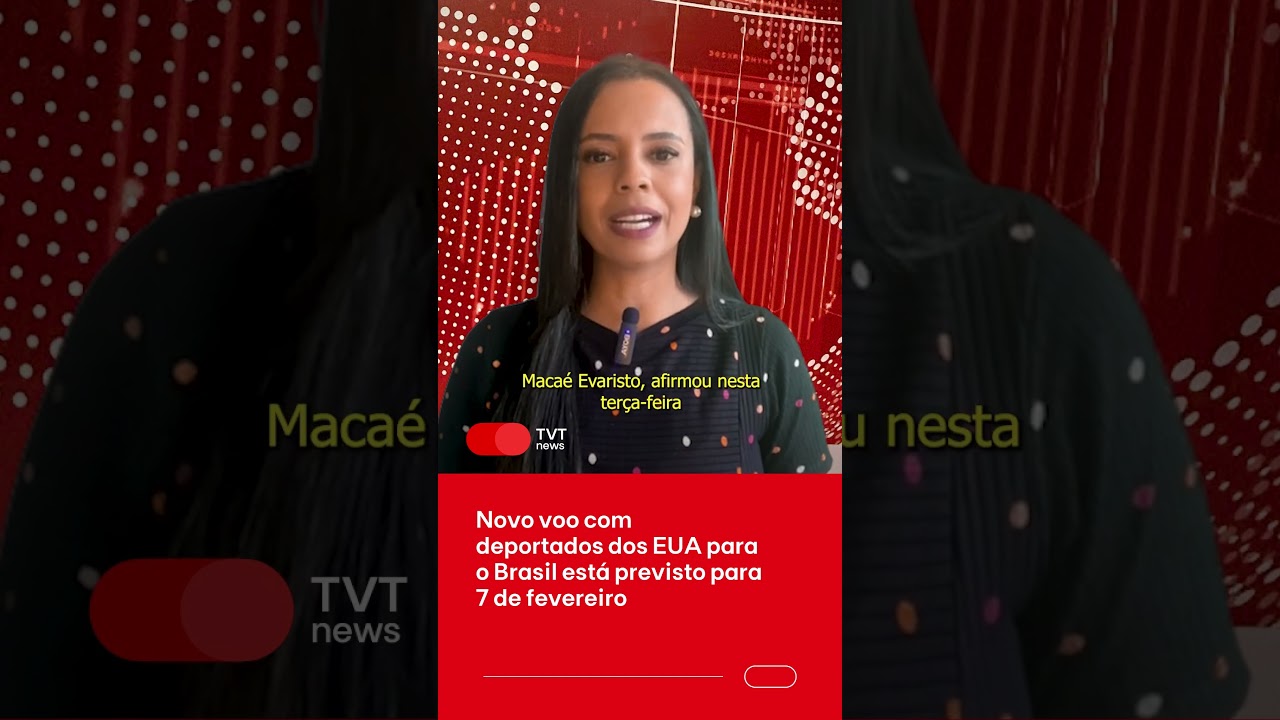 Novo voo dos Estados Unidos com deportados chega ao Brasil dia 7 de fevereiro