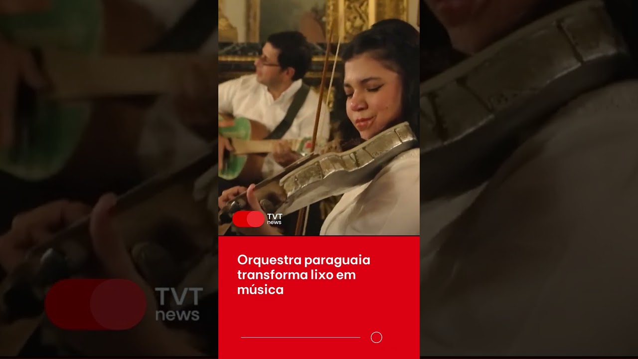 Orquestra paraguaia transforma lixo em música