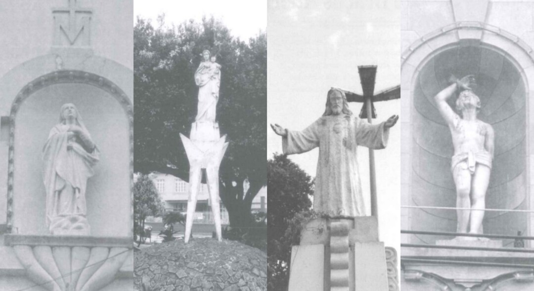 4 estátuas sagradas encontradas em Manaus