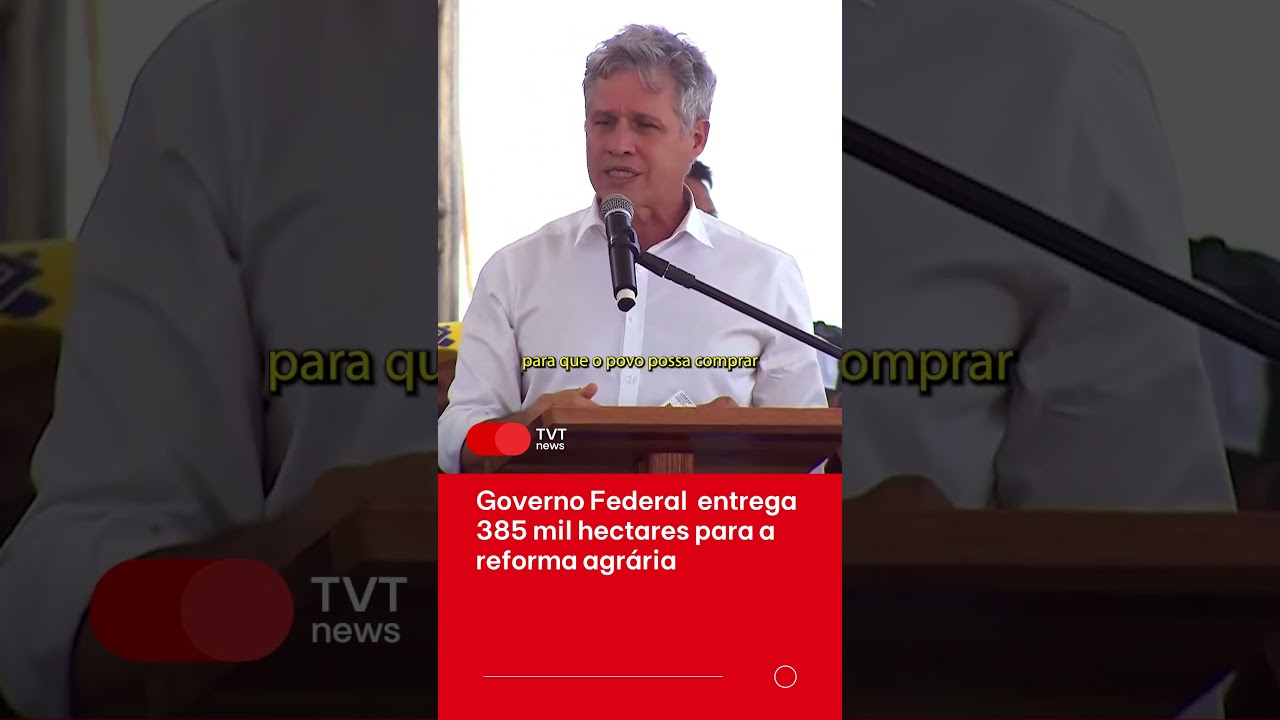 Governo Federal entrega 385 mil hectares para a reforma agrária
