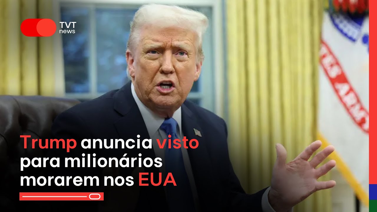 Trump anuncia visto para milionários morarem nos EUA | Bom Para Todos | 26/02/2025