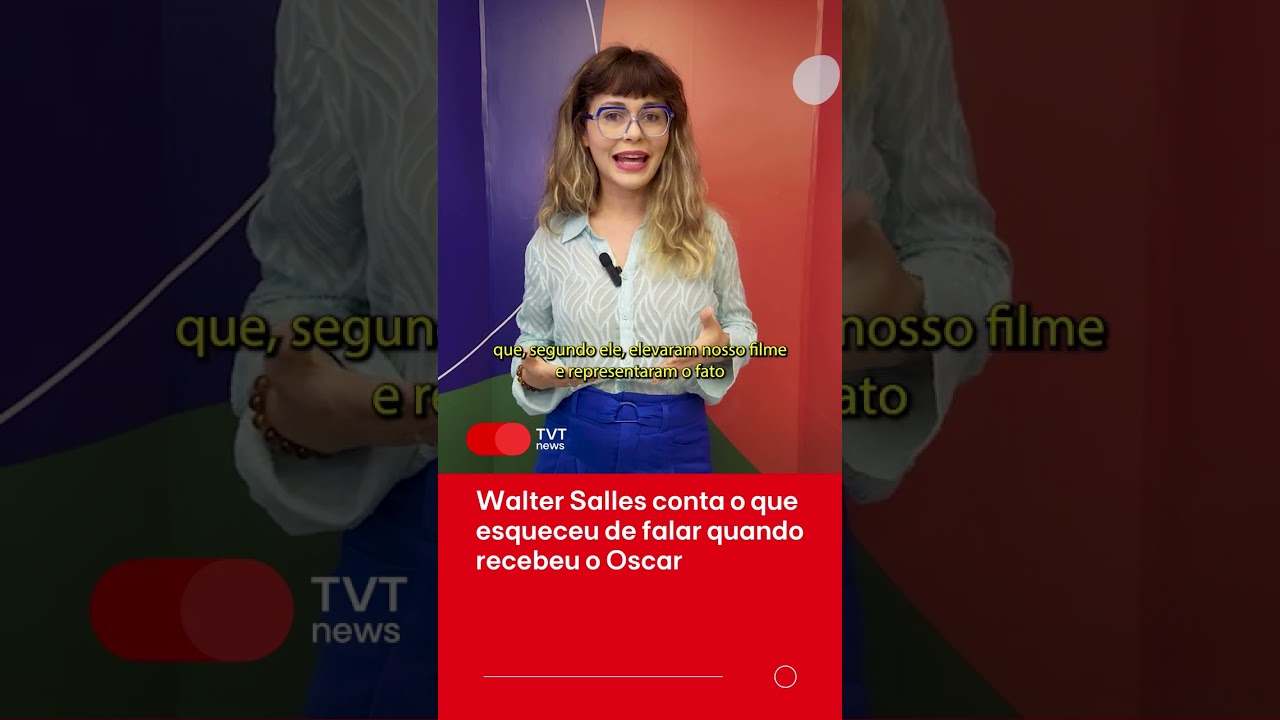 Walter Salles tinha preparado discurso, mas não encontrou no palco do Oscar