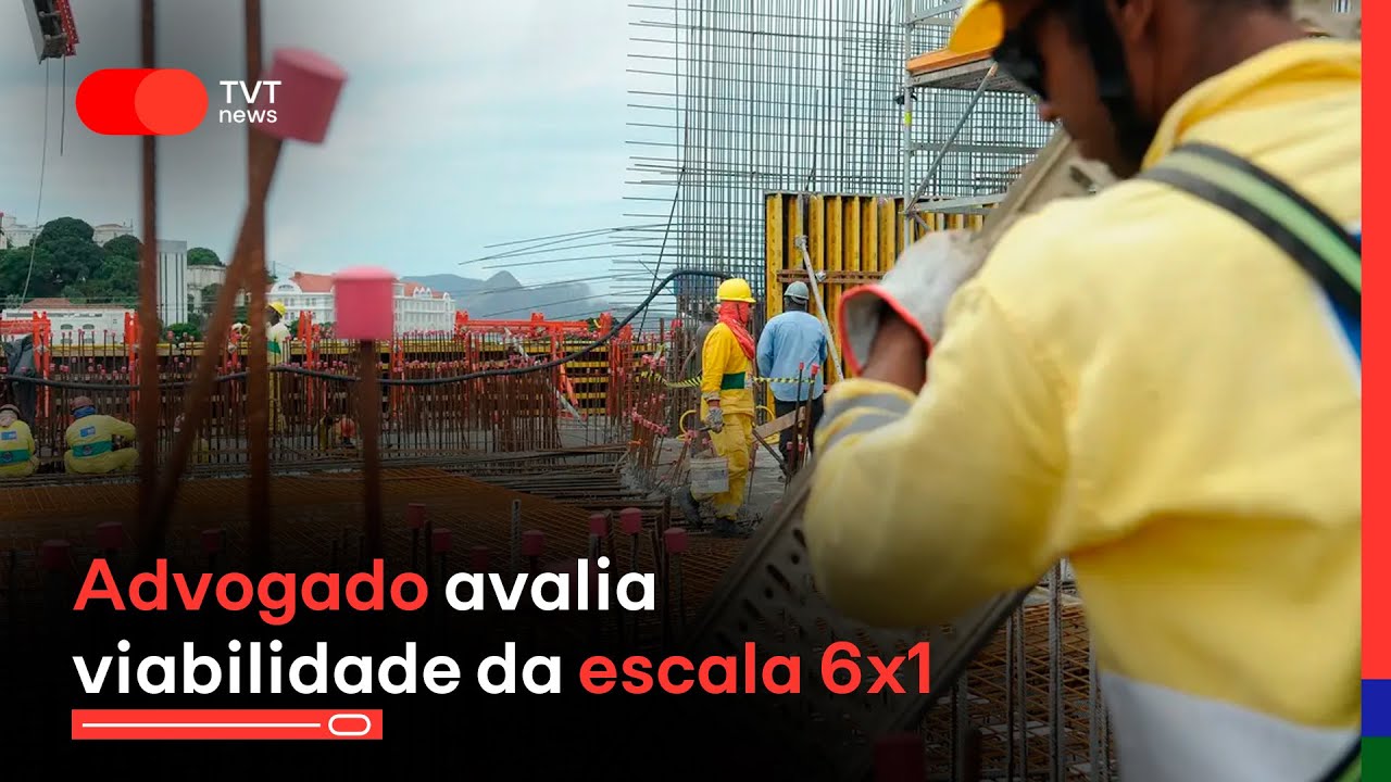 Advogado avalia viabilidade da escala 6×1 | Jornal TVT News Segunda Edição