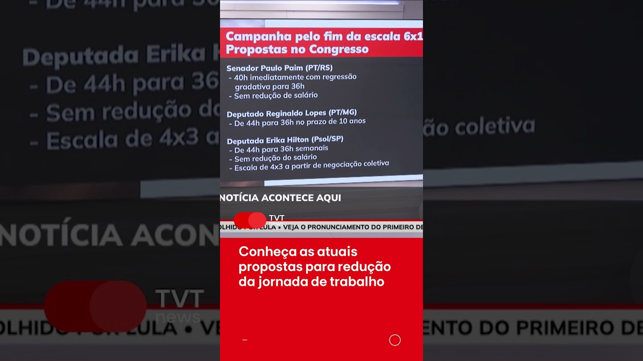 Conheça as três propostas para redução da jornada de trabalho que tramitam hoje no Congresso