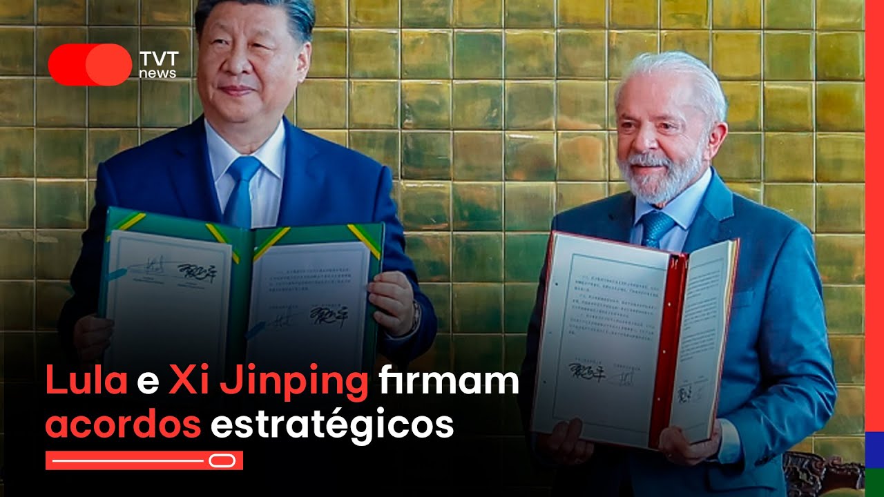 Diplomacia Brasil-China: Lula e Xi Jinping firmam acordos estratégicos | TVT News 1ªEdição – 13/5/25