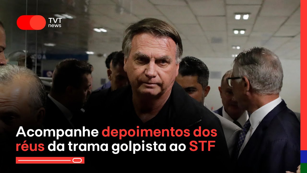 Acompanhe depoimentos dos réus da trama golpista ao STF | Jornal TVT News 2ª Edição – 9/6/25