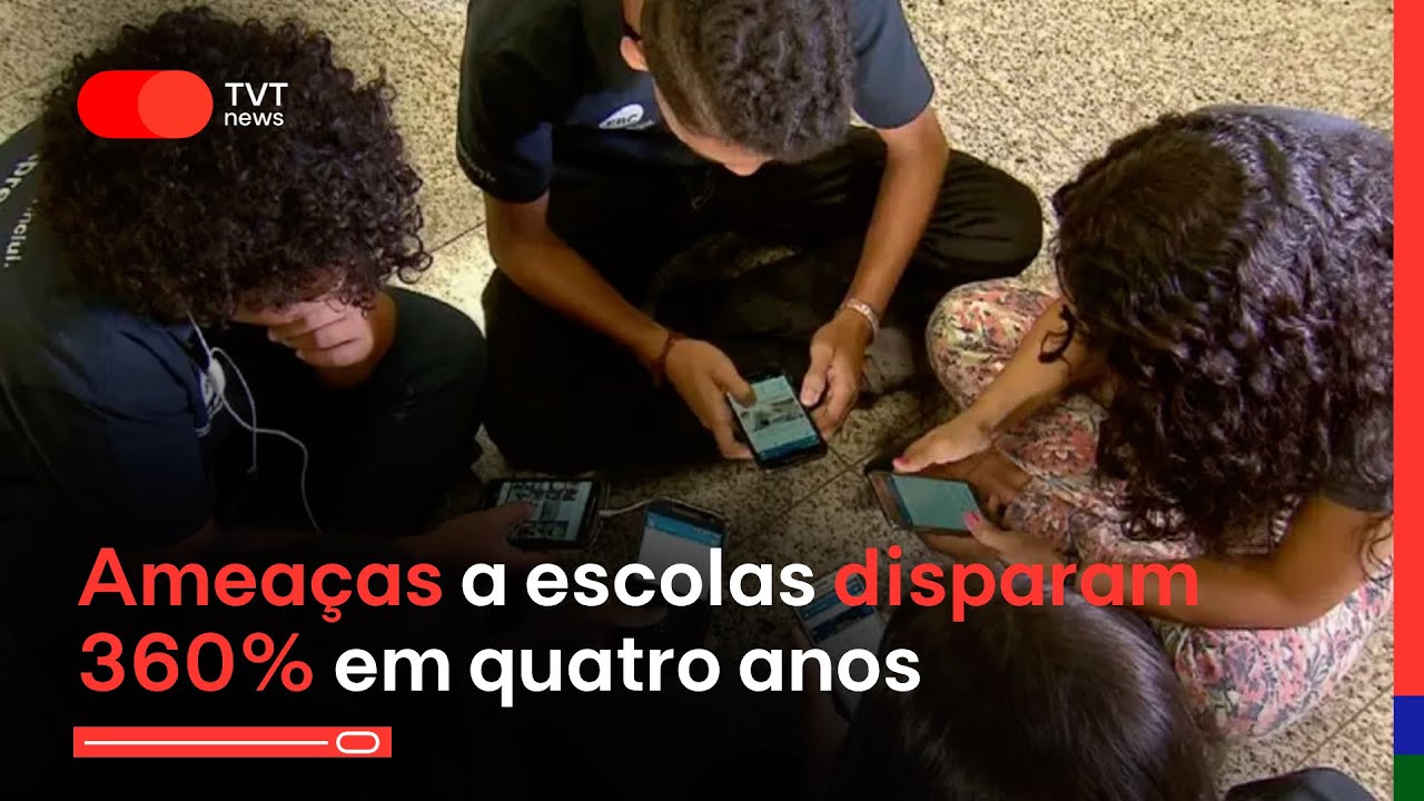 Ameaças a escolas disparam 360% em quatro anos | Jornal TVT News Primeira Edição