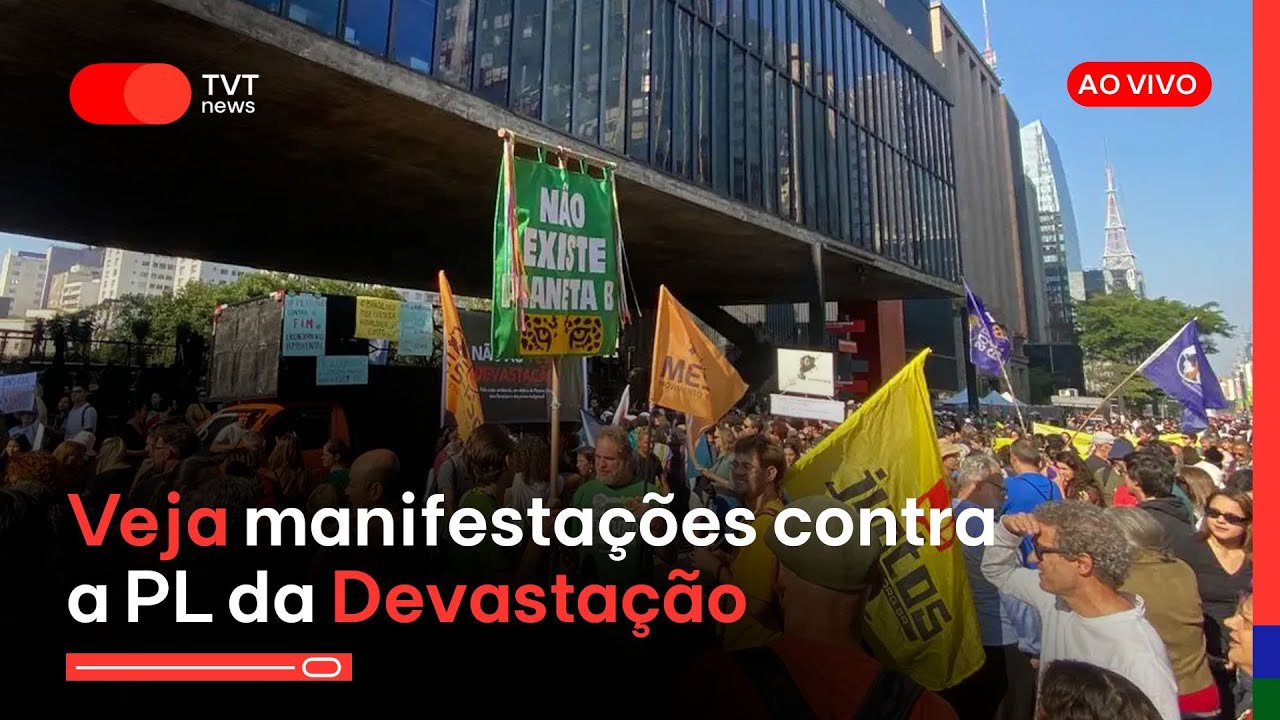 Cidades protestam contra o PL da Devastação