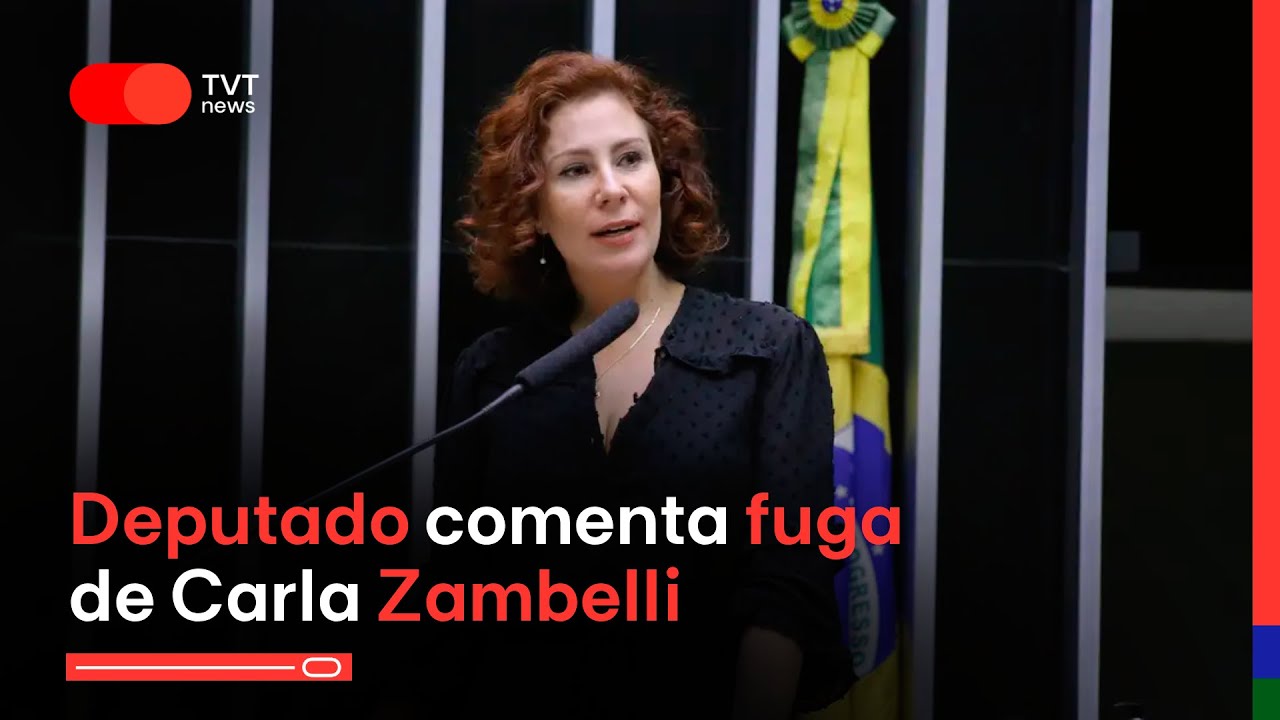Deputado comenta fuga de Zambelli e  medidas contra Bolsonaro | Jornal TVT News Primeira Edição