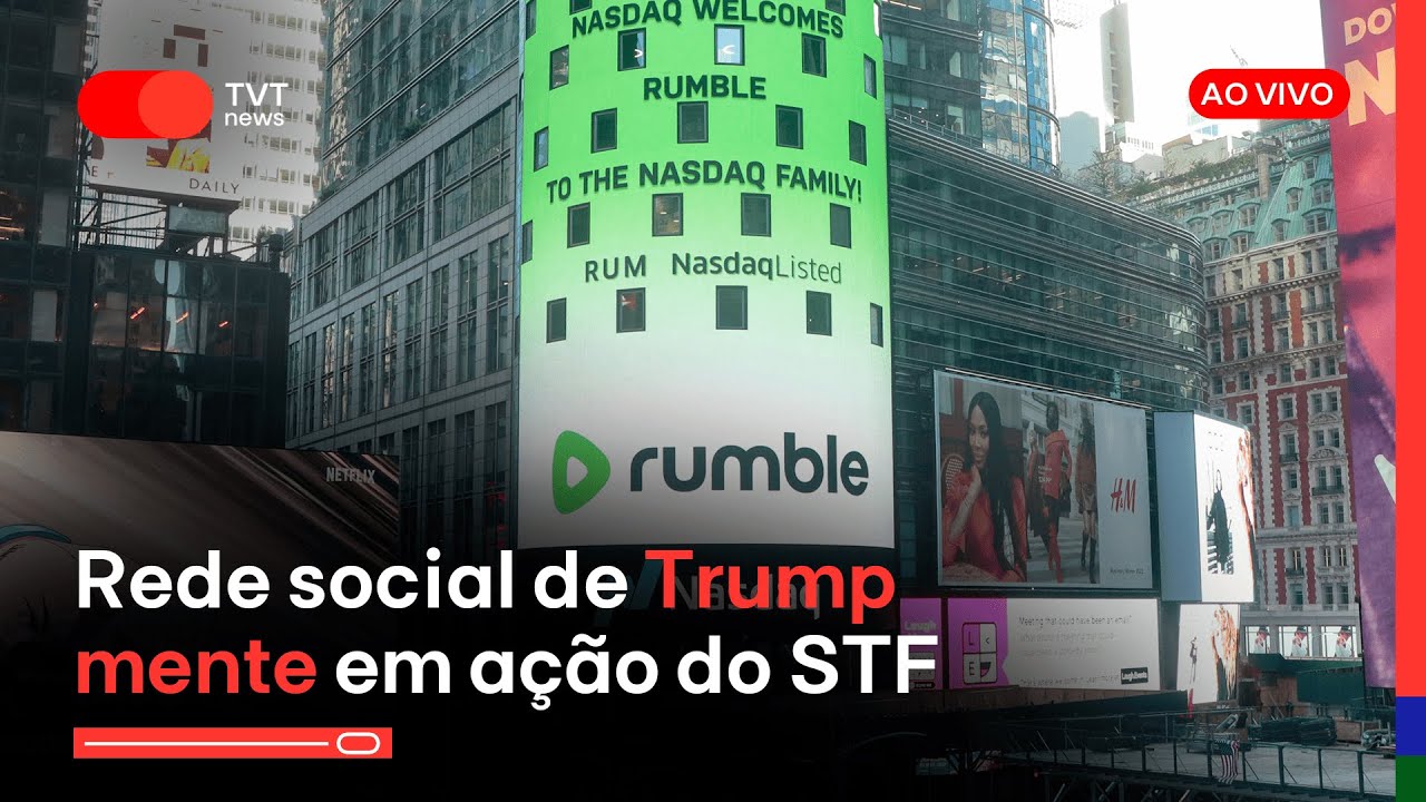 EXCLUSIVO: Rumble, rede social de Trump, mente sobre não atuar no Brasil